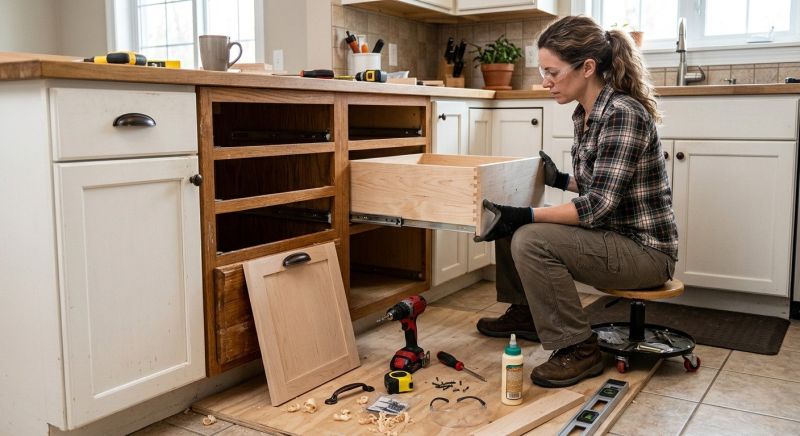 Cabinet Drawer Remodeling in Carmel, IN