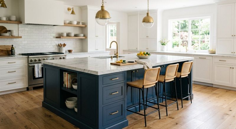 Kitchen Island Installation in Muncie, IN