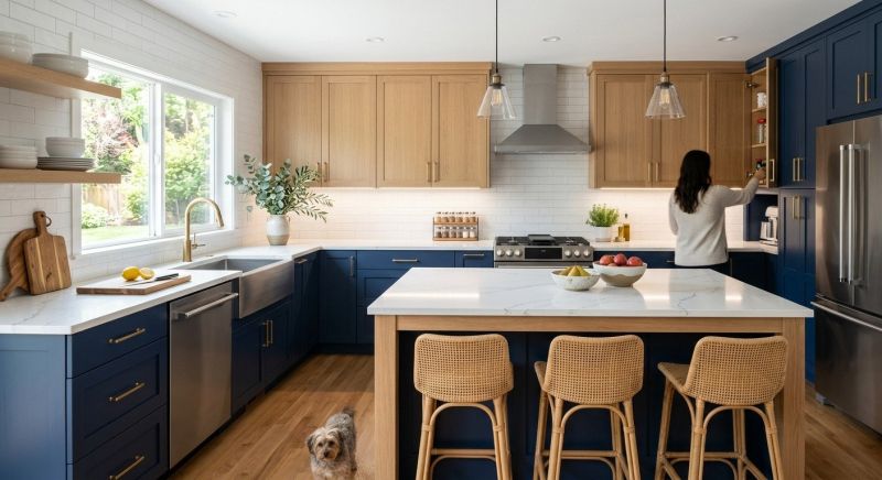 Kitchen Island Installation in Dayton, OH