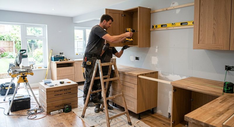 Pine Cabinets Installation in Carmel, IN
