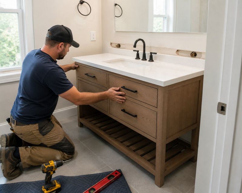 Vanity Installation in Carmel, IN